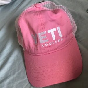 New pink yeti coolers hat